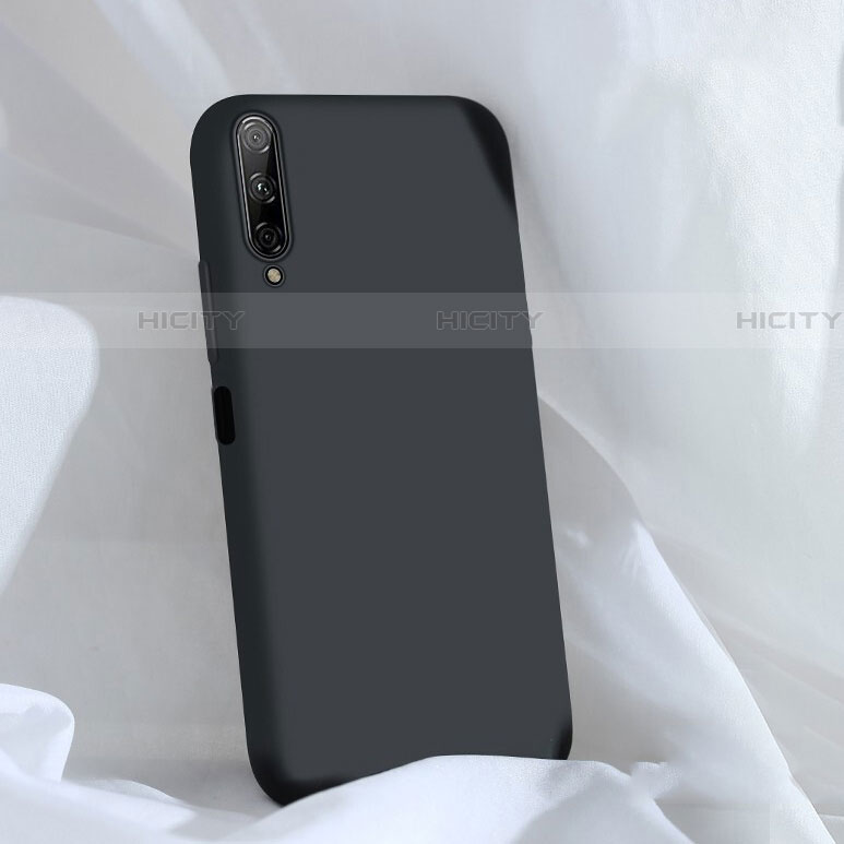 Custodia Silicone Ultra Sottile Morbida 360 Gradi Cover S04 per Huawei P Smart Pro (2019) Nero