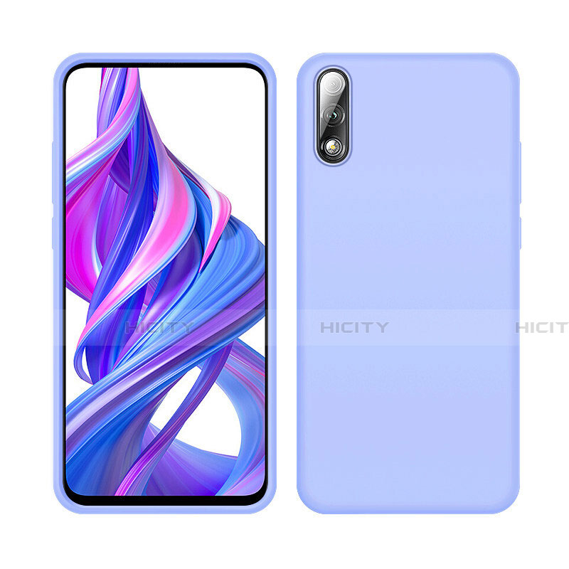 Custodia Silicone Ultra Sottile Morbida 360 Gradi Cover S04 per Huawei P Smart Z (2019) Viola