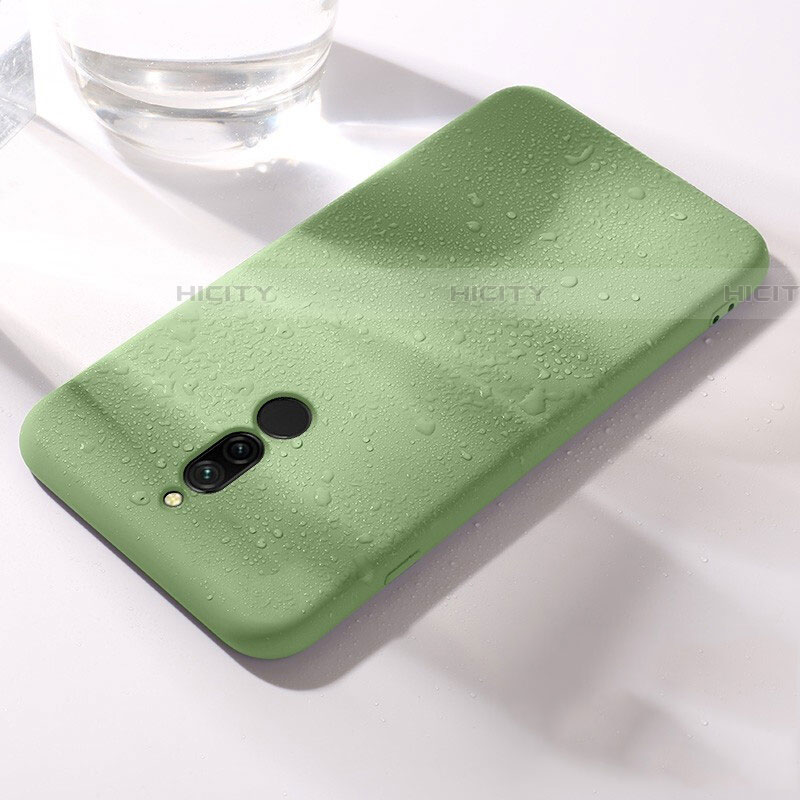 Custodia Silicone Ultra Sottile Morbida 360 Gradi Cover S04 per Xiaomi Redmi 8 Ciano