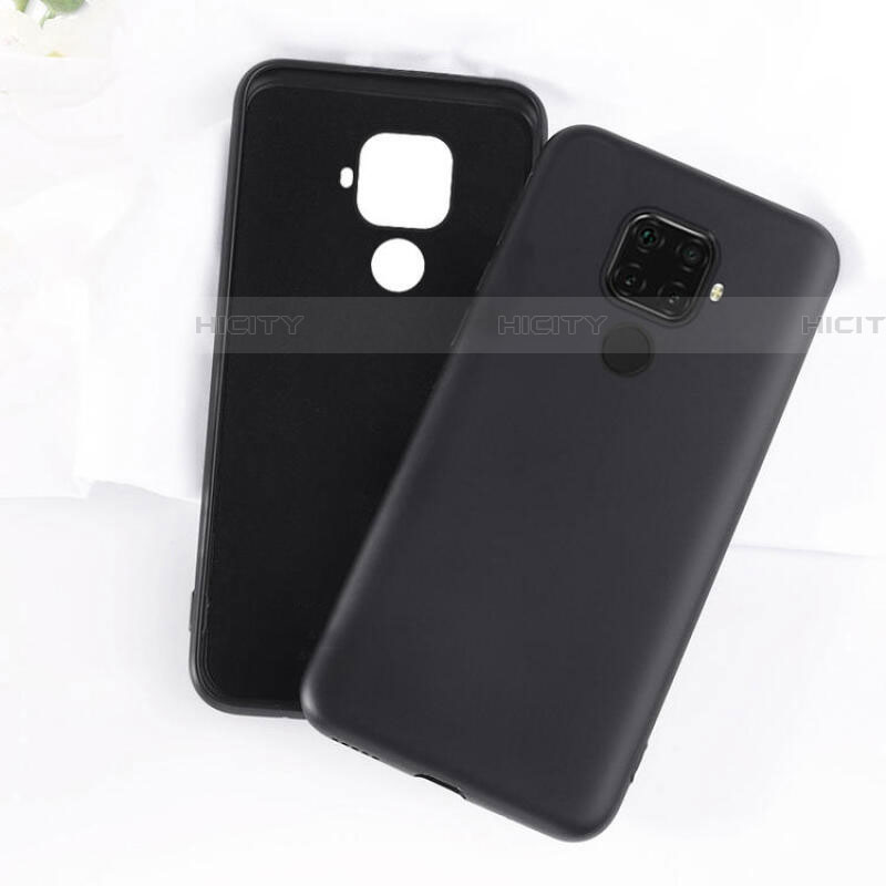 Custodia Silicone Ultra Sottile Morbida 360 Gradi Cover S05 per Huawei Mate 30 Lite Nero