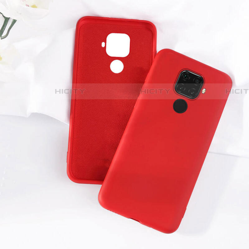 Custodia Silicone Ultra Sottile Morbida 360 Gradi Cover S05 per Huawei Nova 5i Pro Rosso