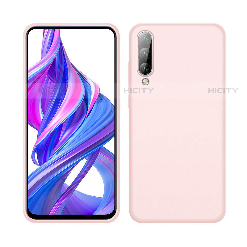 Custodia Silicone Ultra Sottile Morbida 360 Gradi Cover S05 per Huawei P Smart Pro (2019) Rosa