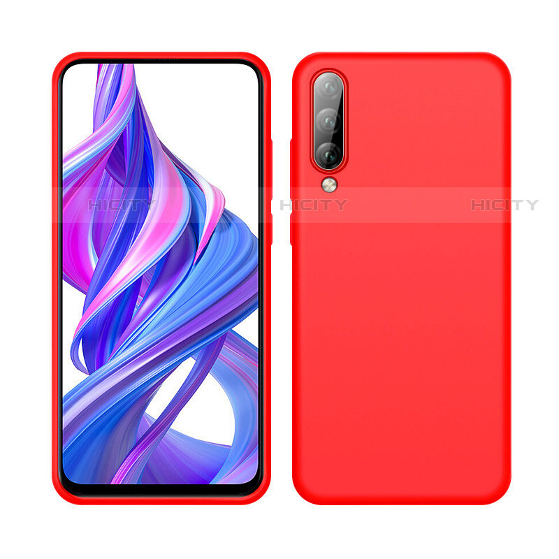 Custodia Silicone Ultra Sottile Morbida 360 Gradi Cover S05 per Huawei P Smart Pro (2019) Rosso