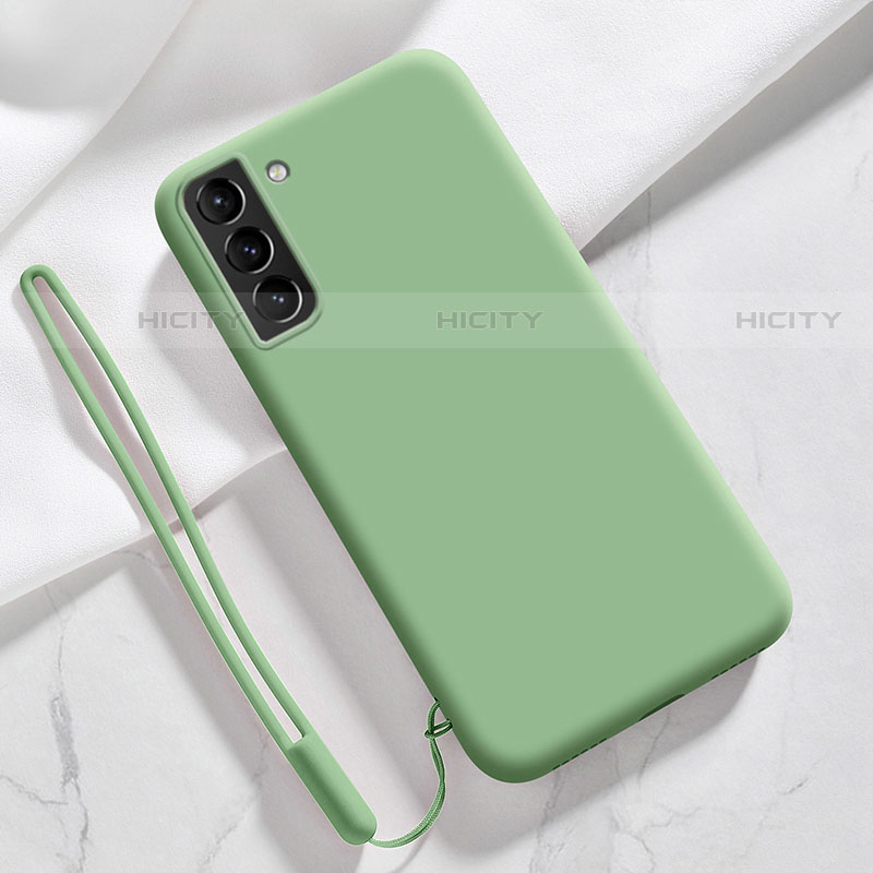 Custodia Silicone Ultra Sottile Morbida 360 Gradi Cover S05 per Samsung Galaxy S21 Plus 5G Verde