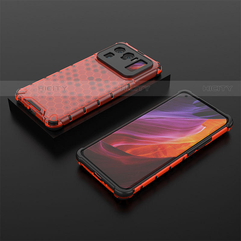 Custodia Silicone Ultra Sottile Morbida 360 Gradi Cover S05 per Xiaomi Mi 11 Ultra 5G Rosso