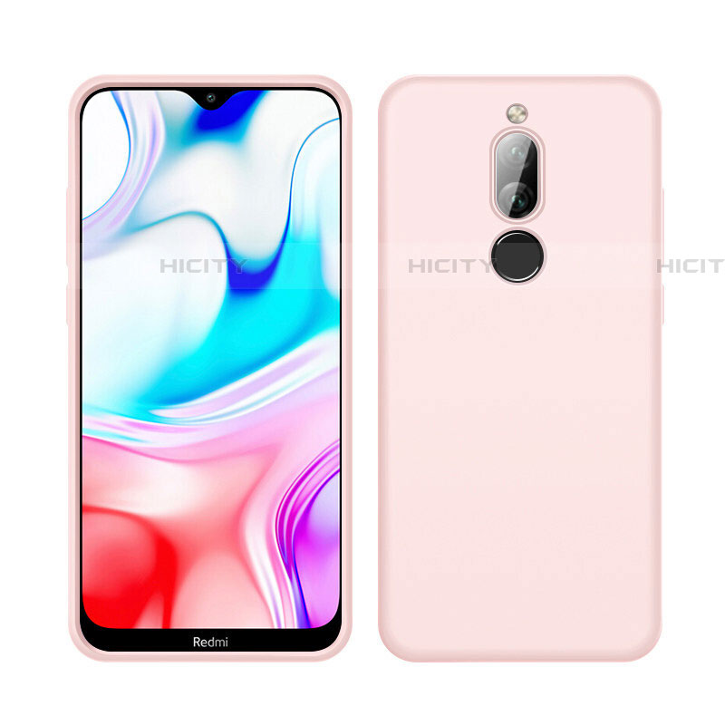 Custodia Silicone Ultra Sottile Morbida 360 Gradi Cover S05 per Xiaomi Redmi 8 Rosa