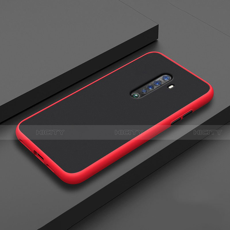 Custodia Silicone Ultra Sottile Morbida 360 Gradi Cover S06 per Oppo Reno2 Rosso