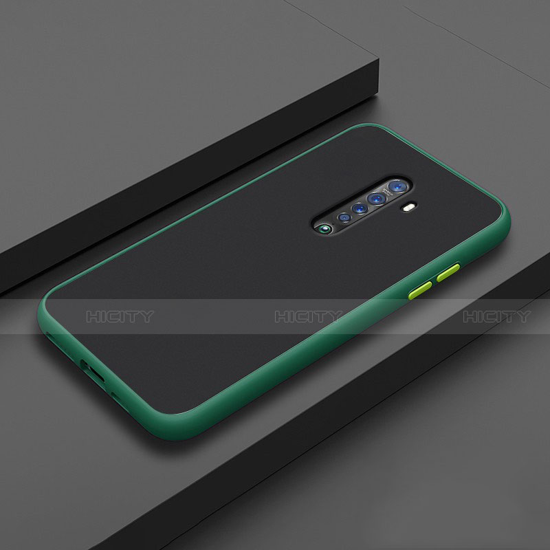 Custodia Silicone Ultra Sottile Morbida 360 Gradi Cover S06 per Oppo Reno2 Verde