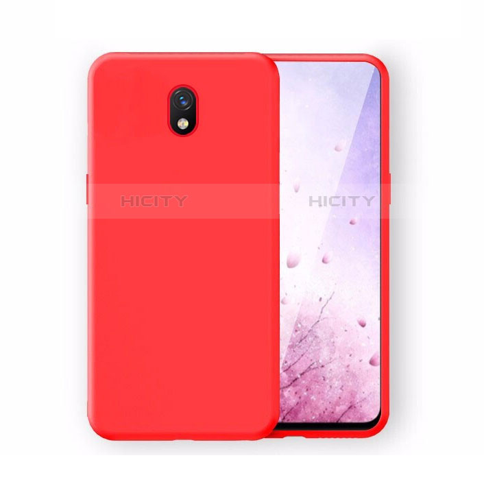 Custodia Silicone Ultra Sottile Morbida 360 Gradi Cover S06 per Xiaomi Redmi 8A Rosso