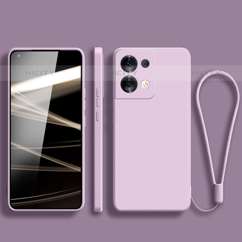 Custodia Silicone Ultra Sottile Morbida 360 Gradi Cover S07 per Oppo Reno8 Pro+ Plus 5G