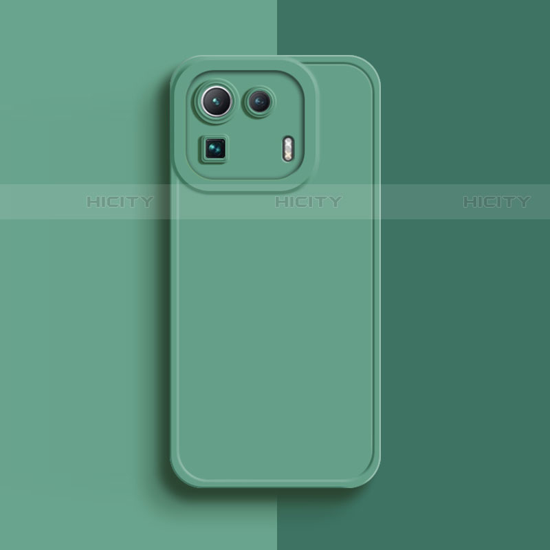 Custodia Silicone Ultra Sottile Morbida 360 Gradi Cover S07 per Xiaomi Mi 11 Pro 5G Verde