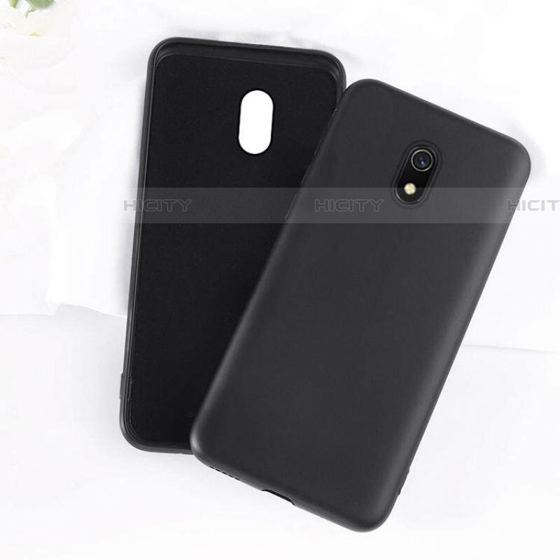 Custodia Silicone Ultra Sottile Morbida 360 Gradi Cover S07 per Xiaomi Redmi 8A Nero