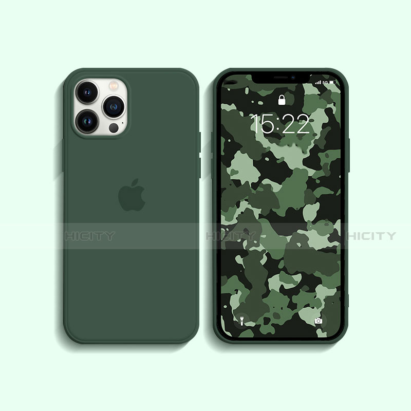 Custodia Silicone Ultra Sottile Morbida 360 Gradi Cover S08 per Apple iPhone 13 Pro