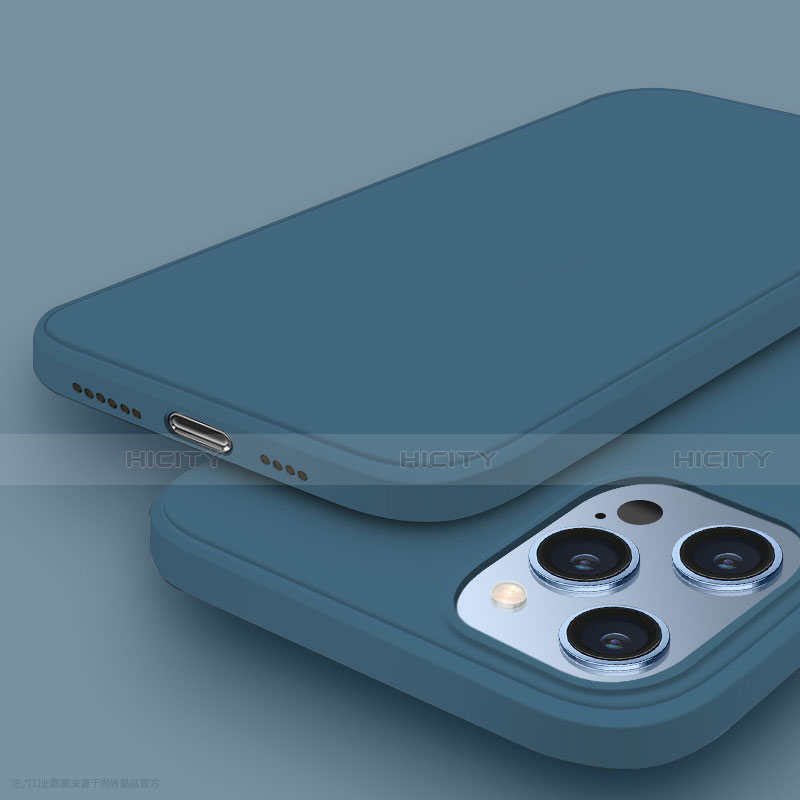 Custodia Silicone Ultra Sottile Morbida 360 Gradi Cover S08 per Apple iPhone 13 Pro