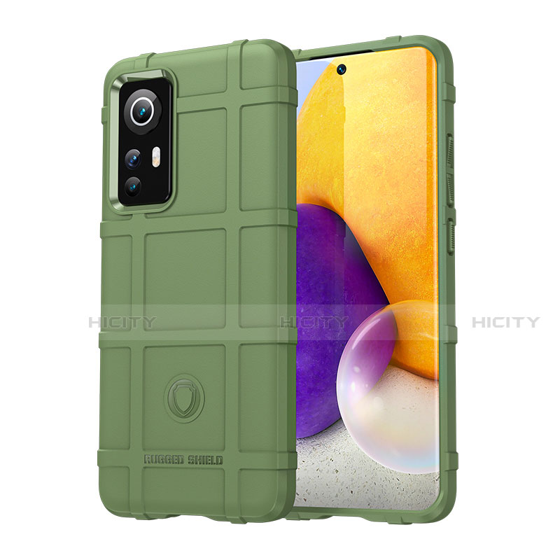 Custodia Silicone Ultra Sottile Morbida 360 Gradi Cover S08 per Xiaomi Mi 12 5G Verde