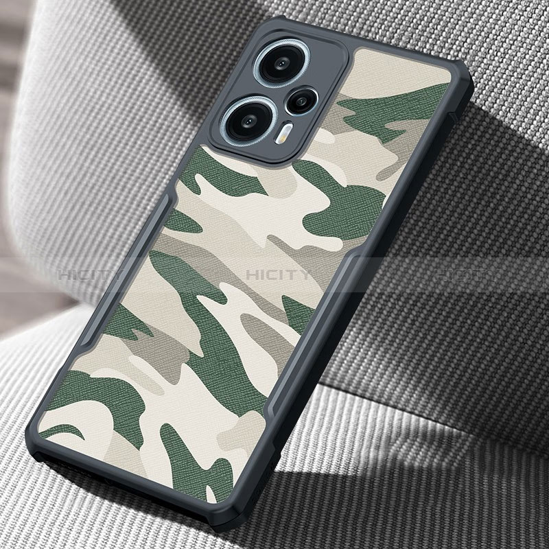 Custodia Silicone Ultra Sottile Morbida 360 Gradi Cover XD1 per Xiaomi Redmi Note 12 Turbo 5G Verde