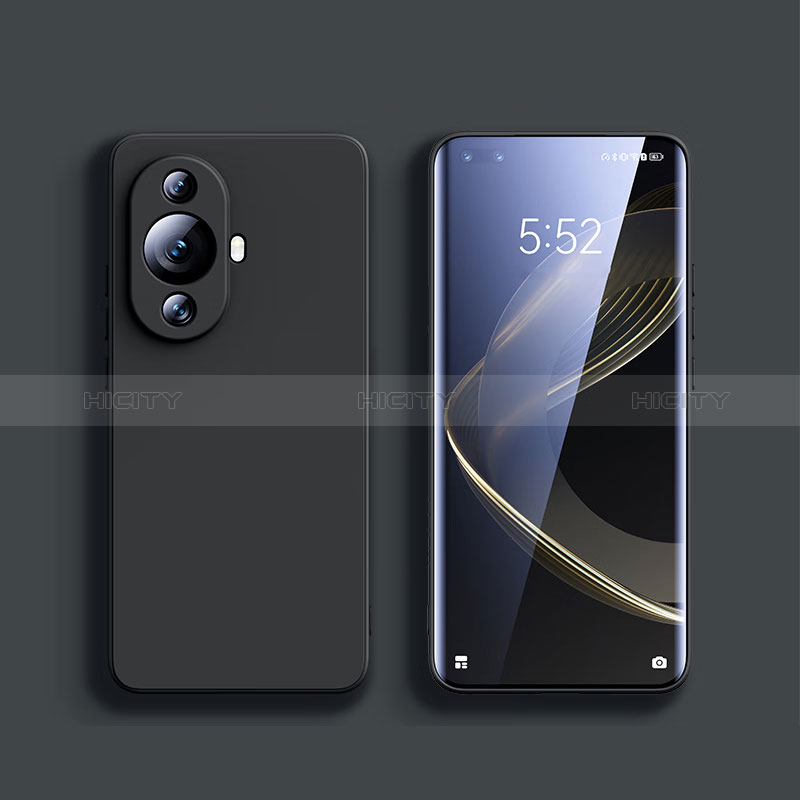 Custodia Silicone Ultra Sottile Morbida 360 Gradi Cover YK1 per Huawei Nova 11 Ultra Nero