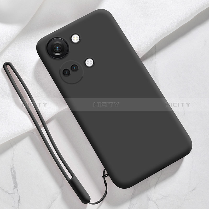 Custodia Silicone Ultra Sottile Morbida 360 Gradi Cover YK1 per OnePlus Ace 2V 5G Nero