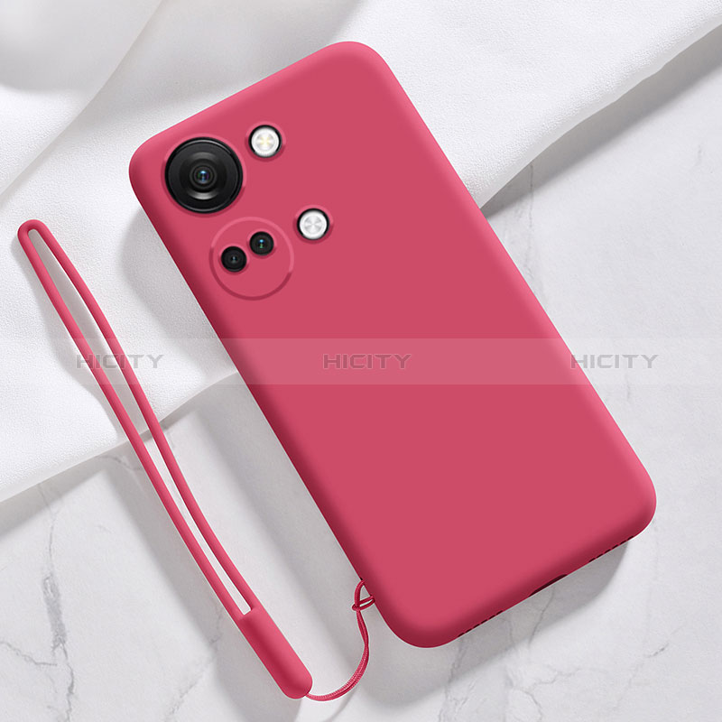 Custodia Silicone Ultra Sottile Morbida 360 Gradi Cover YK1 per OnePlus Nord 3 5G Rosso