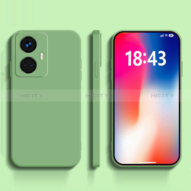 Custodia Silicone Ultra Sottile Morbida 360 Gradi Cover YK1 per Realme 10 Pro+ Plus 5G Verde