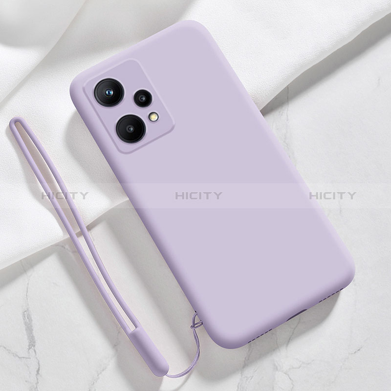 Custodia Silicone Ultra Sottile Morbida 360 Gradi Cover YK1 per Realme 9 4G Lavanda