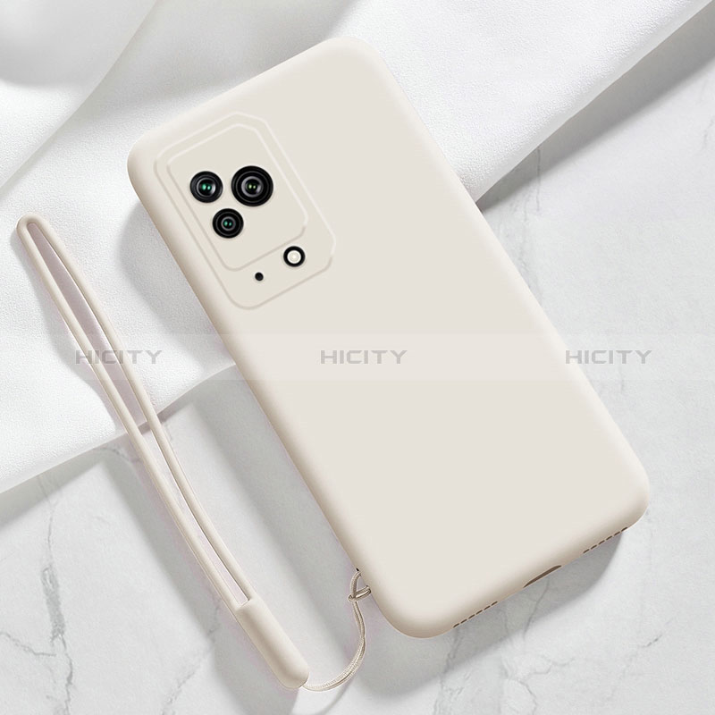 Custodia Silicone Ultra Sottile Morbida 360 Gradi Cover YK1 per Xiaomi Black Shark 5 Pro 5G Bianco