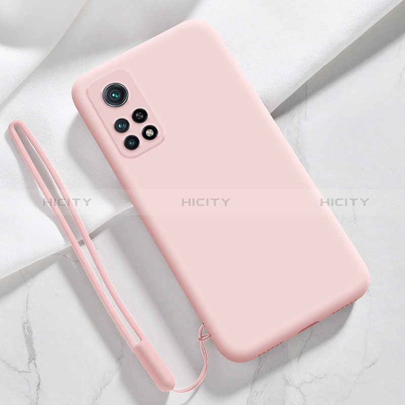 Custodia Silicone Ultra Sottile Morbida 360 Gradi Cover YK1 per Xiaomi Mi 10T 5G Oro Rosa