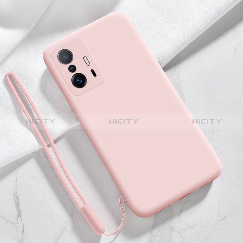 Custodia Silicone Ultra Sottile Morbida 360 Gradi Cover YK1 per Xiaomi Mi 11T 5G Rosa