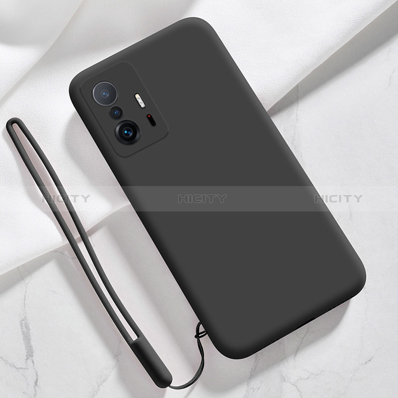 Custodia Silicone Ultra Sottile Morbida 360 Gradi Cover YK1 per Xiaomi Mi 11T Pro 5G Nero