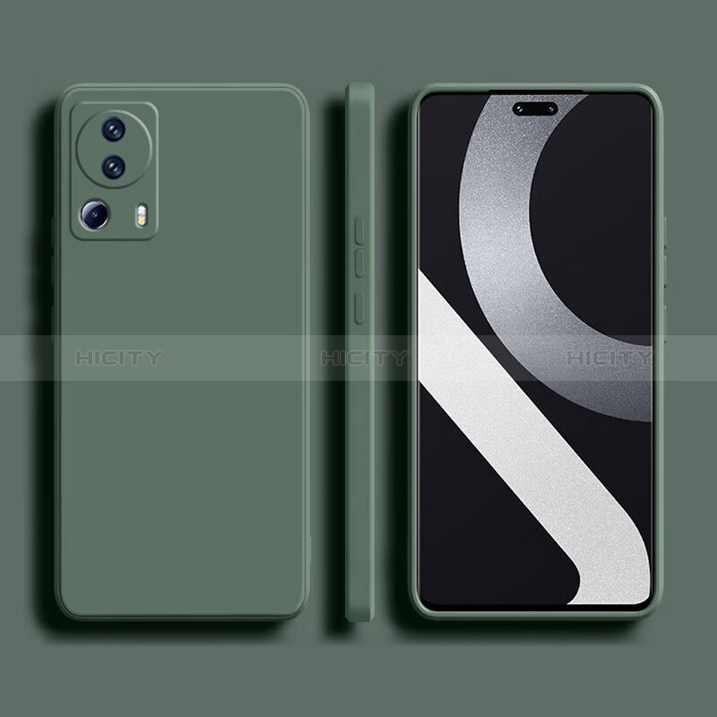 Custodia Silicone Ultra Sottile Morbida 360 Gradi Cover YK1 per Xiaomi Mi 13 Lite 5G Verde