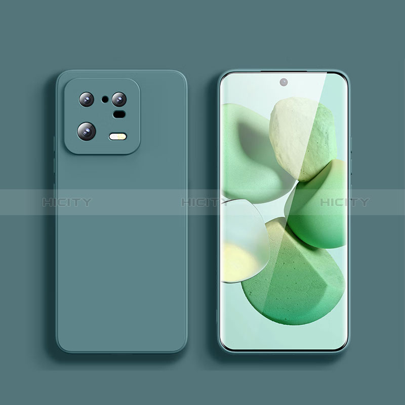 Custodia Silicone Ultra Sottile Morbida 360 Gradi Cover YK1 per Xiaomi Mi 13 Pro 5G Verde