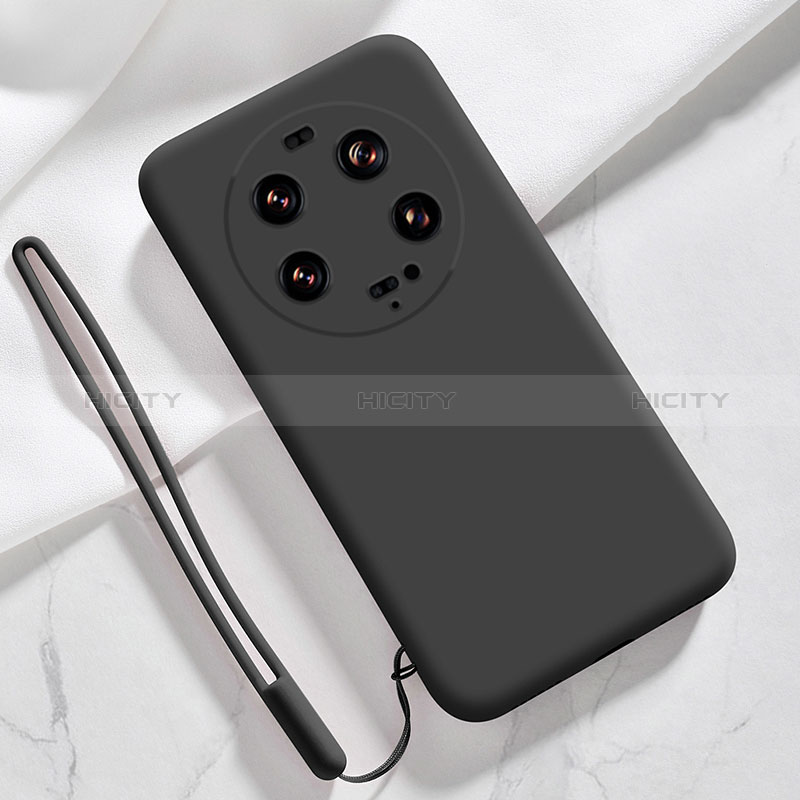 Custodia Silicone Ultra Sottile Morbida 360 Gradi Cover YK1 per Xiaomi Mi 13 Ultra 5G Nero