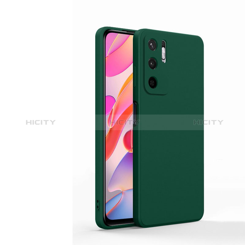 Custodia Silicone Ultra Sottile Morbida 360 Gradi Cover YK1 per Xiaomi Redmi Note 10T 5G Verde