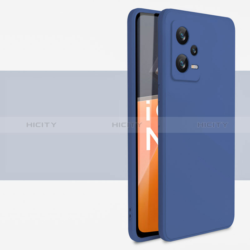 Custodia Silicone Ultra Sottile Morbida 360 Gradi Cover YK1 per Xiaomi Redmi Note 12 Explorer Blu