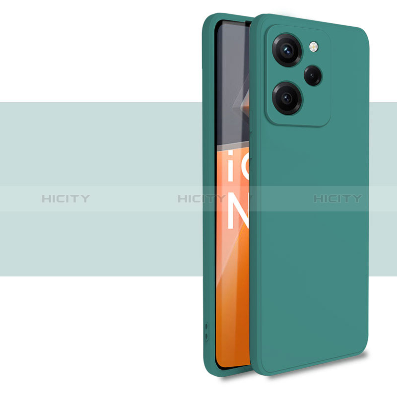 Custodia Silicone Ultra Sottile Morbida 360 Gradi Cover YK1 per Xiaomi Redmi Note 12 Pro Speed 5G Verde