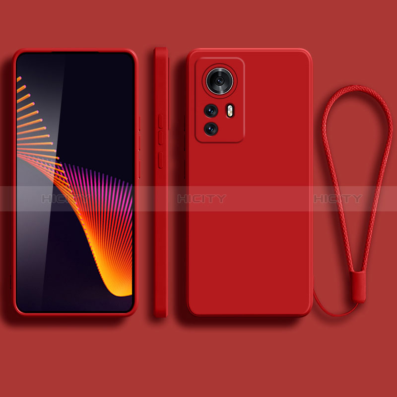 Custodia Silicone Ultra Sottile Morbida 360 Gradi Cover YK1 per Xiaomi Redmi Note 12S Rosso