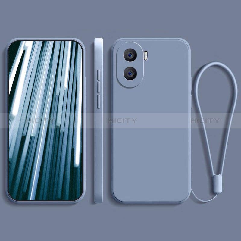 Custodia Silicone Ultra Sottile Morbida 360 Gradi Cover YK2 per Huawei Honor X40i 5G Grigio Lavanda