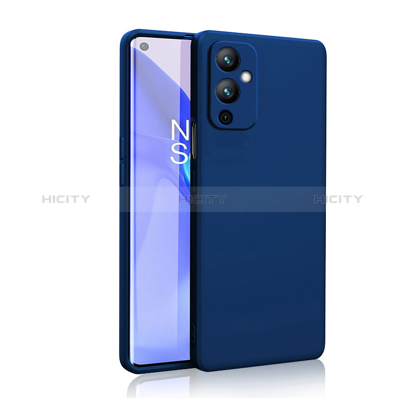 Custodia Silicone Ultra Sottile Morbida 360 Gradi Cover YK2 per OnePlus 9 5G Blu