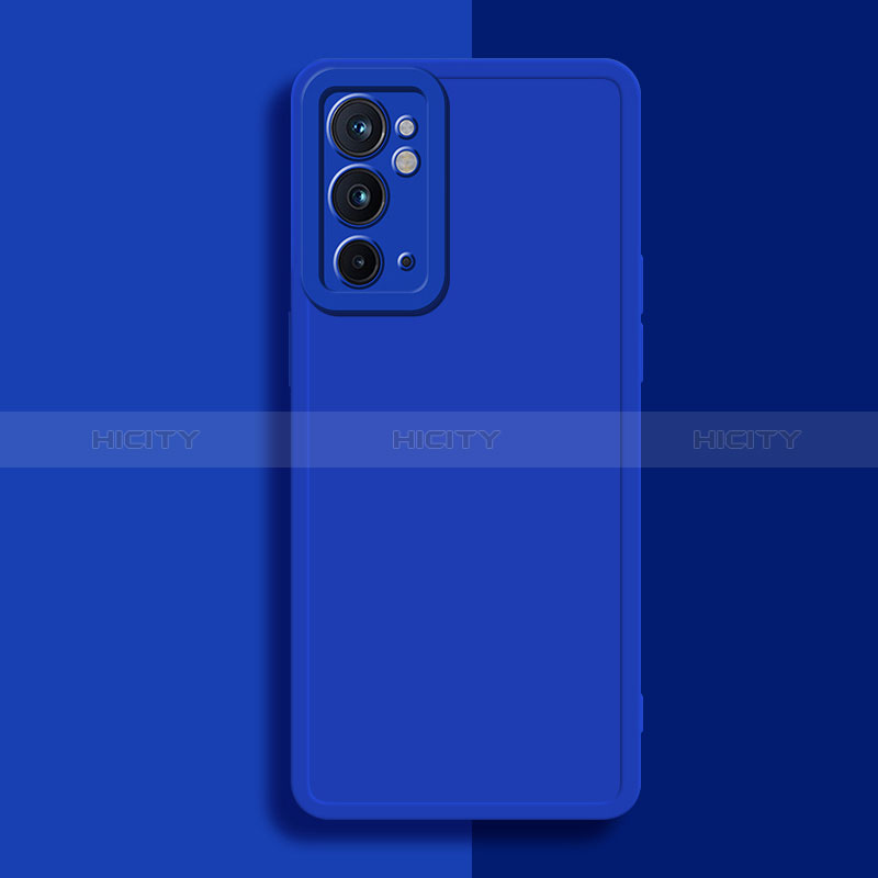 Custodia Silicone Ultra Sottile Morbida 360 Gradi Cover YK2 per OnePlus 9RT 5G Blu