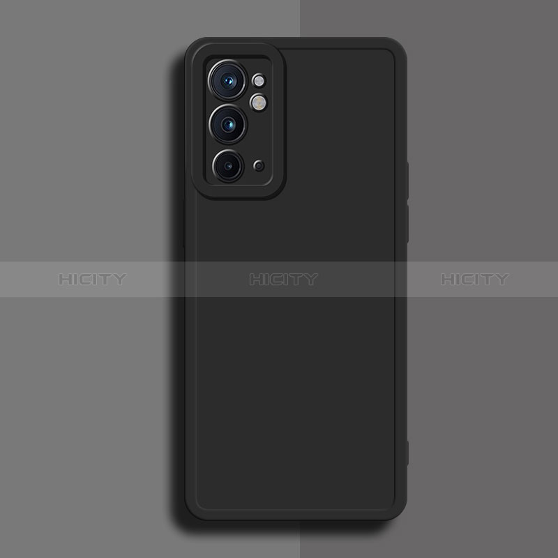 Custodia Silicone Ultra Sottile Morbida 360 Gradi Cover YK2 per OnePlus 9RT 5G Nero