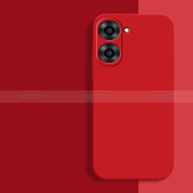 Custodia Silicone Ultra Sottile Morbida 360 Gradi Cover YK2 per Realme 10S 5G Rosso