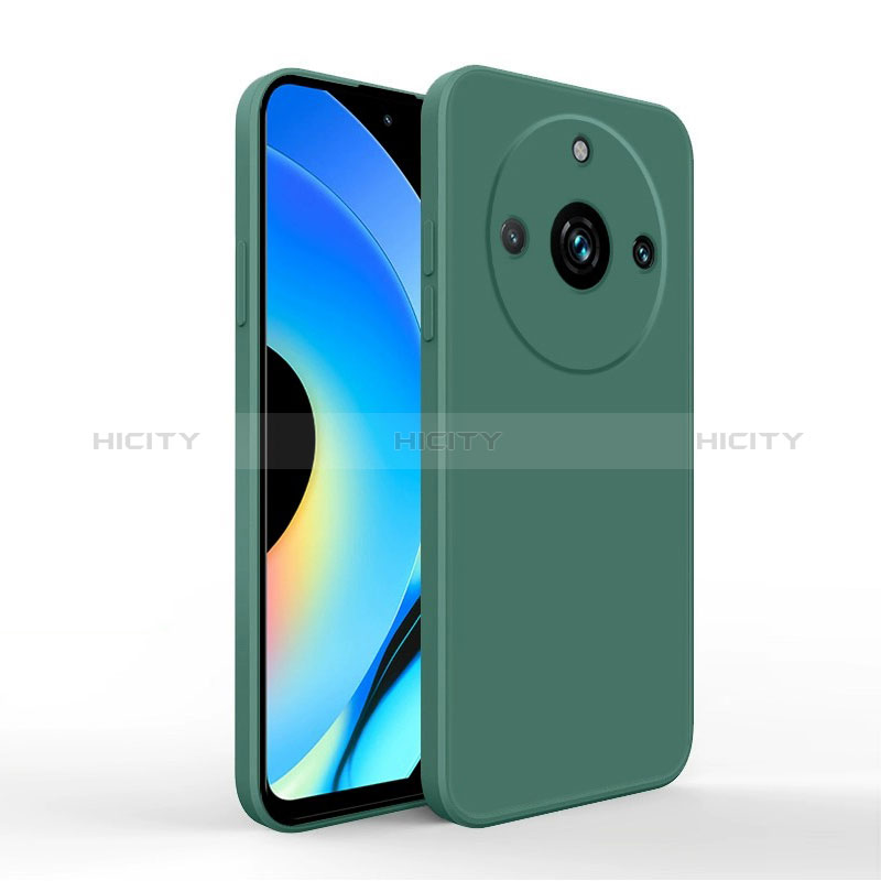 Custodia Silicone Ultra Sottile Morbida 360 Gradi Cover YK2 per Realme 11 Pro 5G Verde