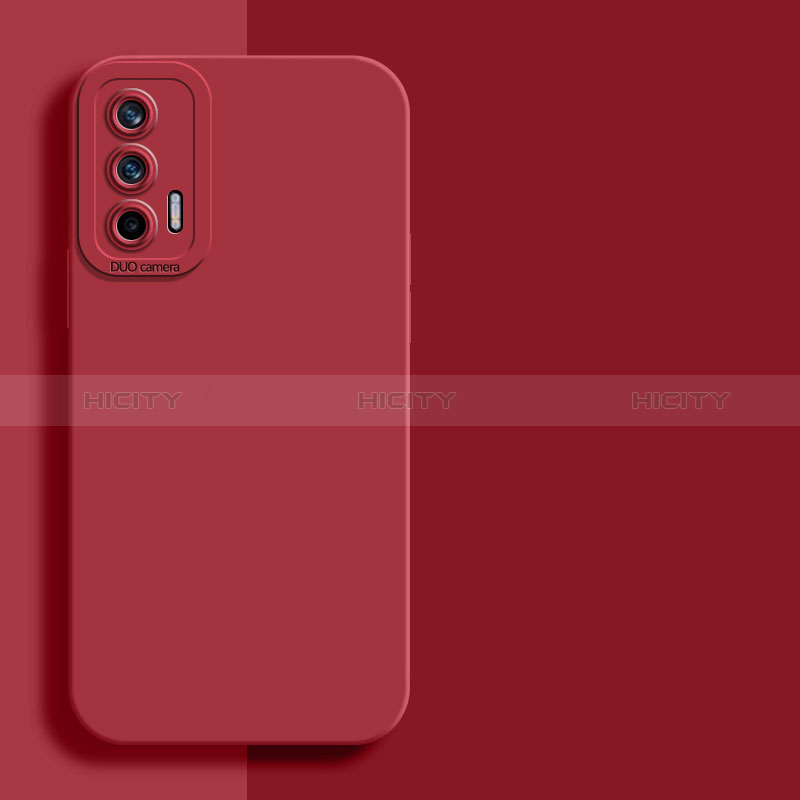 Custodia Silicone Ultra Sottile Morbida 360 Gradi Cover YK2 per Realme GT 5G Rosso