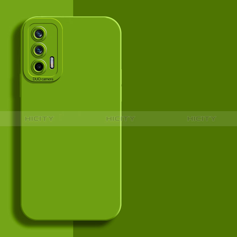 Custodia Silicone Ultra Sottile Morbida 360 Gradi Cover YK2 per Realme GT 5G Verde