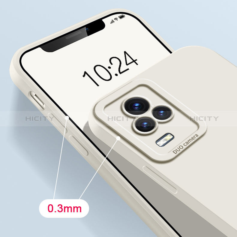 Custodia Silicone Ultra Sottile Morbida 360 Gradi Cover YK2 per Vivo Y73 (2021)