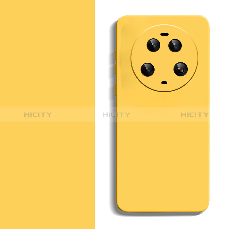 Custodia Silicone Ultra Sottile Morbida 360 Gradi Cover YK2 per Xiaomi Mi 13 Ultra 5G Giallo