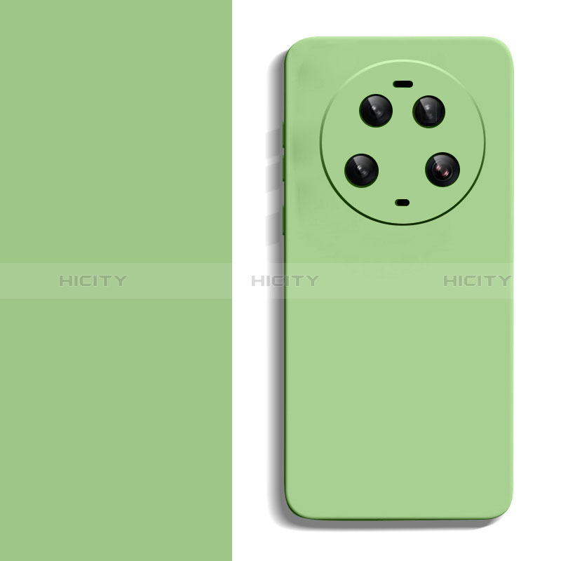 Custodia Silicone Ultra Sottile Morbida 360 Gradi Cover YK2 per Xiaomi Mi 13 Ultra 5G Verde Pastello