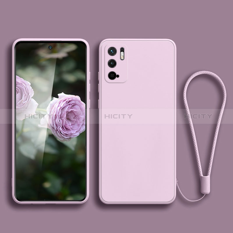 Custodia Silicone Ultra Sottile Morbida 360 Gradi Cover YK2 per Xiaomi POCO M3 Pro 5G Lavanda