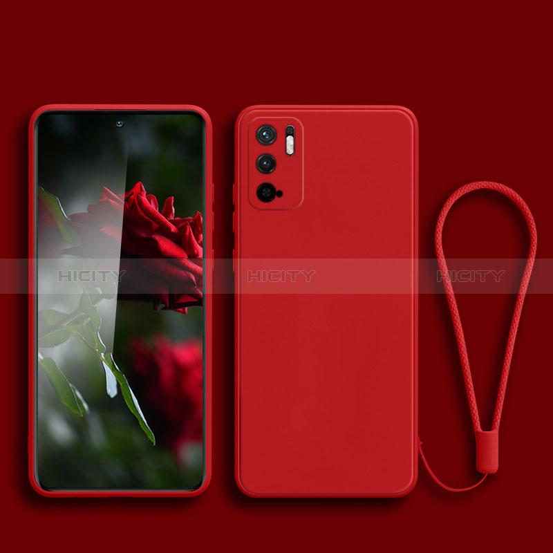 Custodia Silicone Ultra Sottile Morbida 360 Gradi Cover YK2 per Xiaomi POCO M3 Pro 5G Rosso