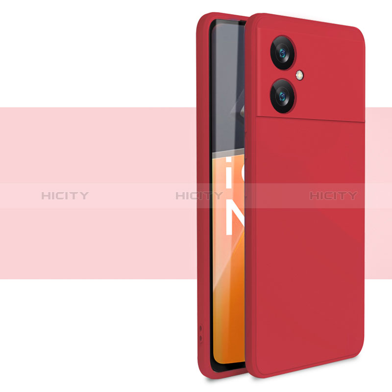 Custodia Silicone Ultra Sottile Morbida 360 Gradi Cover YK2 per Xiaomi Poco M4 5G Rosso